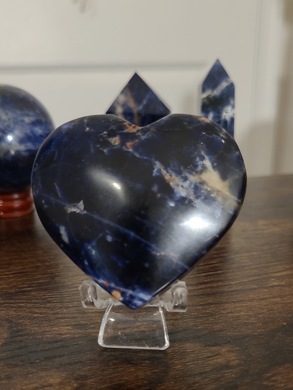 Sodalite Heart - Picture 2 of 2
